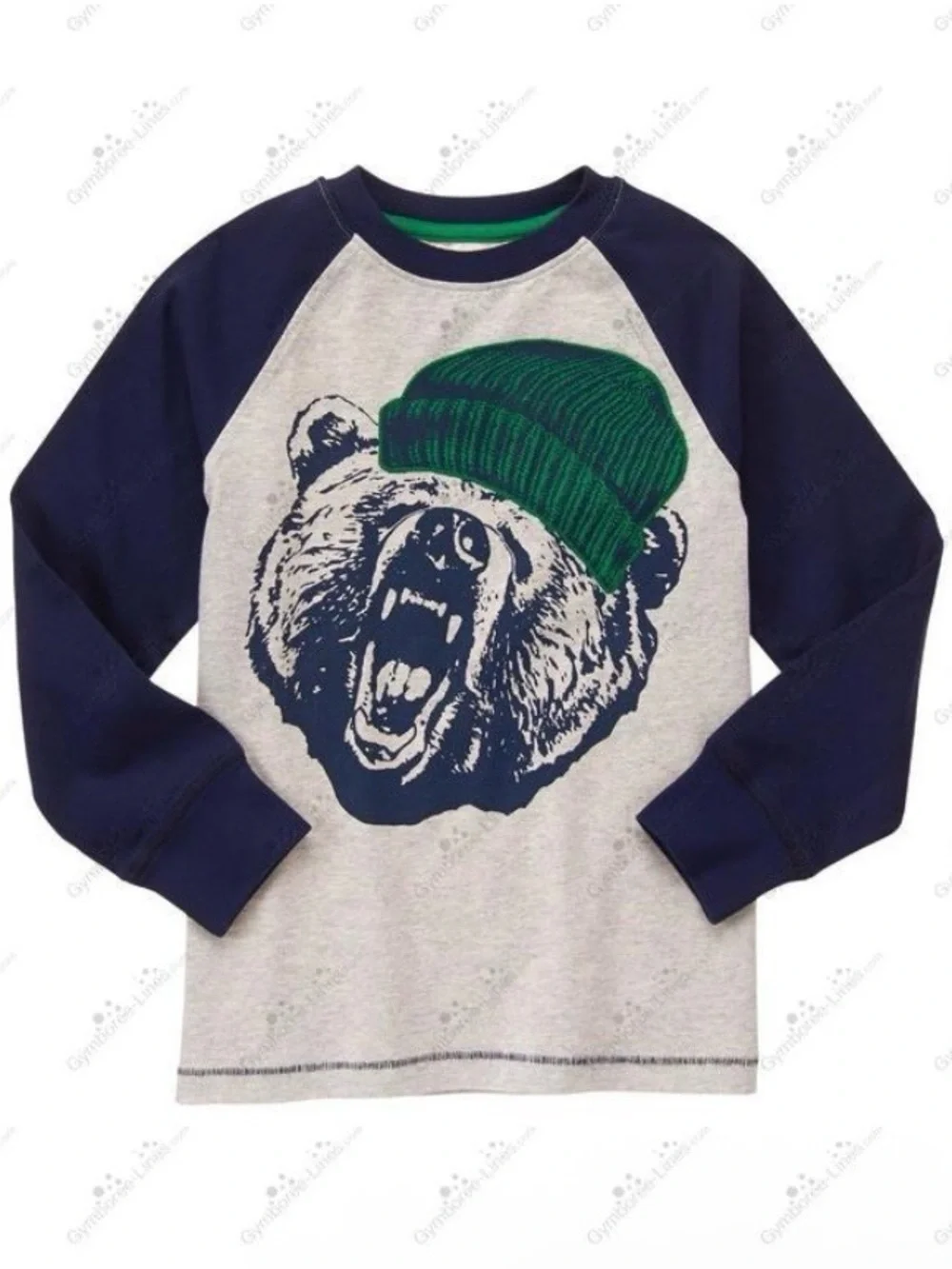 Gymboree Boys ‘Happy Explorer’ Long Sleeve Tee Beanie Bear Tee Size 7